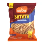 Batata palito 9 mm pré-frita congelada 2 kg – caixa com 6 pacotes