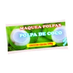 Polpa de coco 100 g – pacote com 10 sachês