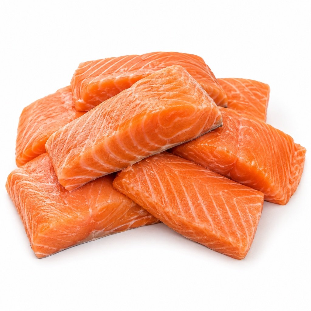 Filé de salmão congelado – venda por peso aproximado