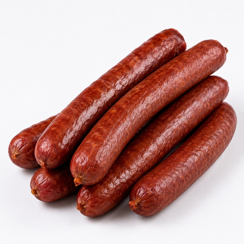 Linguiça tipo calabresa reta 4,25 kg – caixa com 4 pacotes